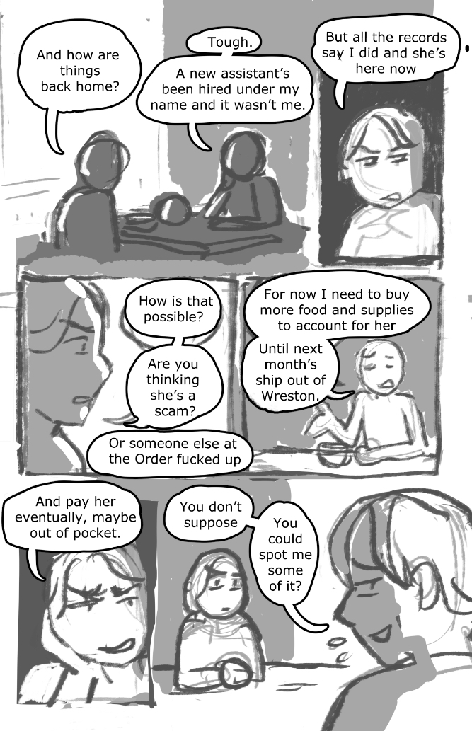 Comic Layout Commission Example – Pecky Bird – Tomatobird Art